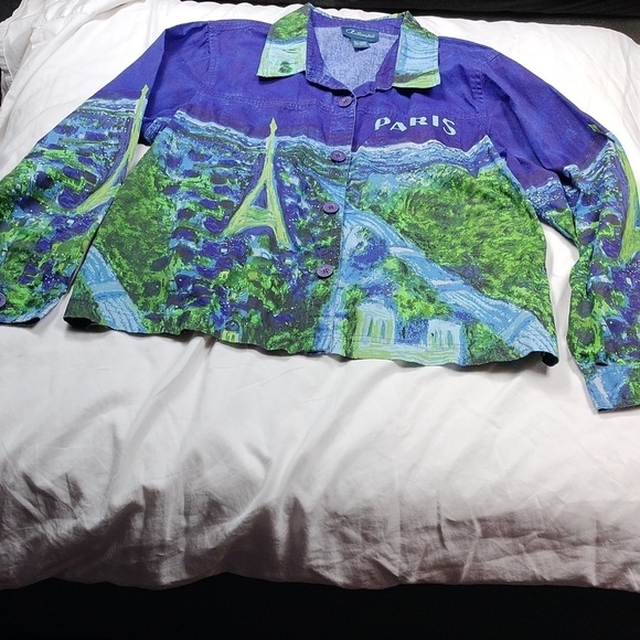 Artscape women's long sleeved button down shirt size XL - Picture 1 of 12